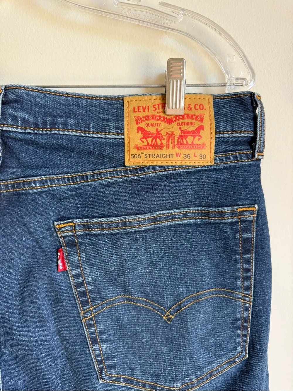 Levi’s 506 Straight Fit Men's Jeans in Dark Blue